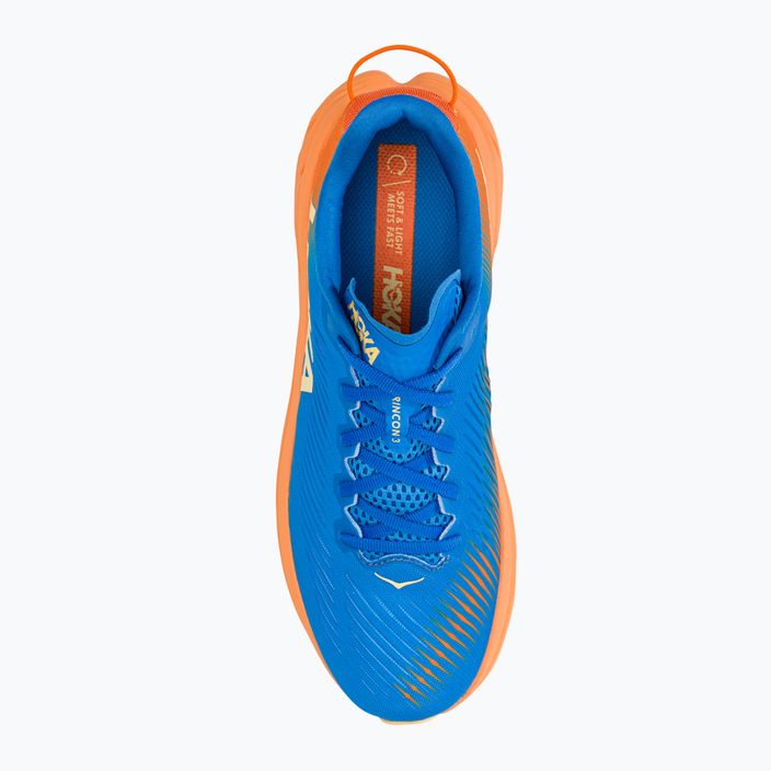 HOKA men's running shoes Rincon 3 blue-orange 1119395-CSVO 5