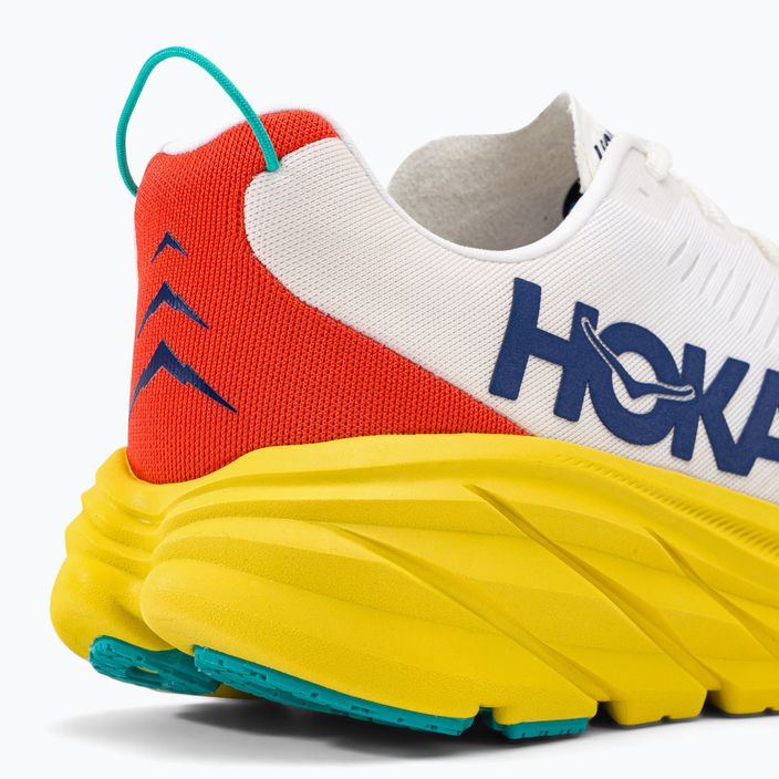 HOKA men's running shoes Rincon 3 white 1119395-WEGG 9