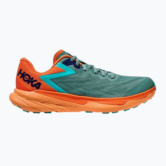 HOKA men's running shoes Zinal trellis/vibrant orange 7