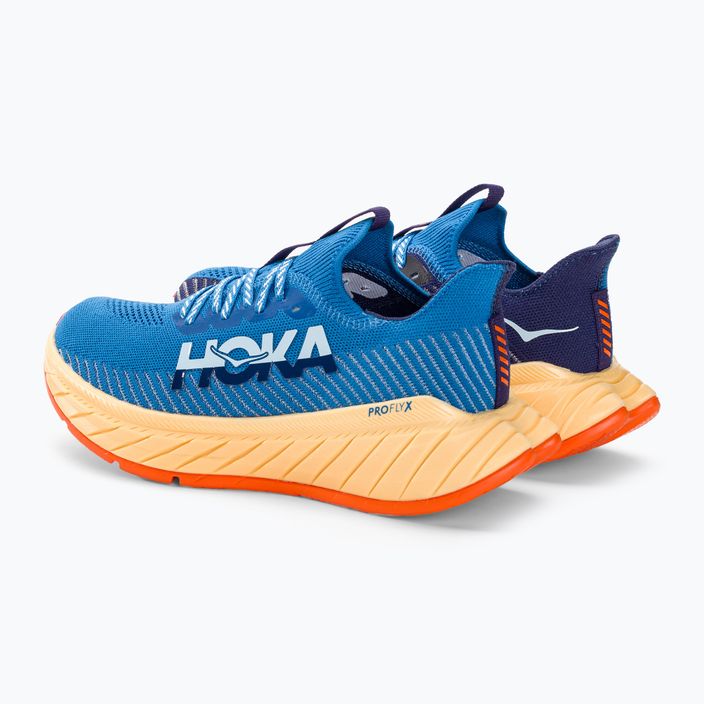 Men's running shoes HOKA Carbon X 3 coastal sky/bellwether blue 3