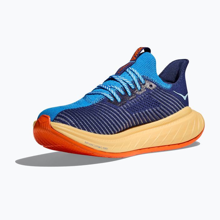 Men's running shoes HOKA Carbon X 3 coastal sky/bellwether blue 10
