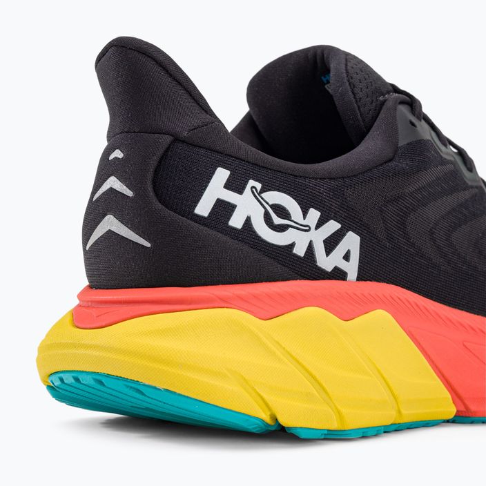 HOKA men's running shoes Arahi 6 black 1123194-BFLM 8