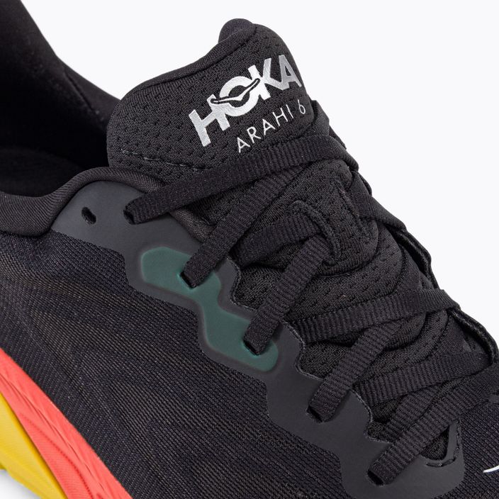HOKA men's running shoes Arahi 6 black 1123194-BFLM 10