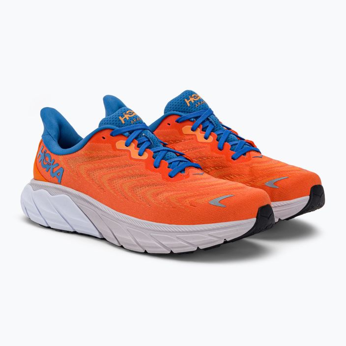HOKA men's running shoes Arahi 6 orange 1123194-VOCS 3