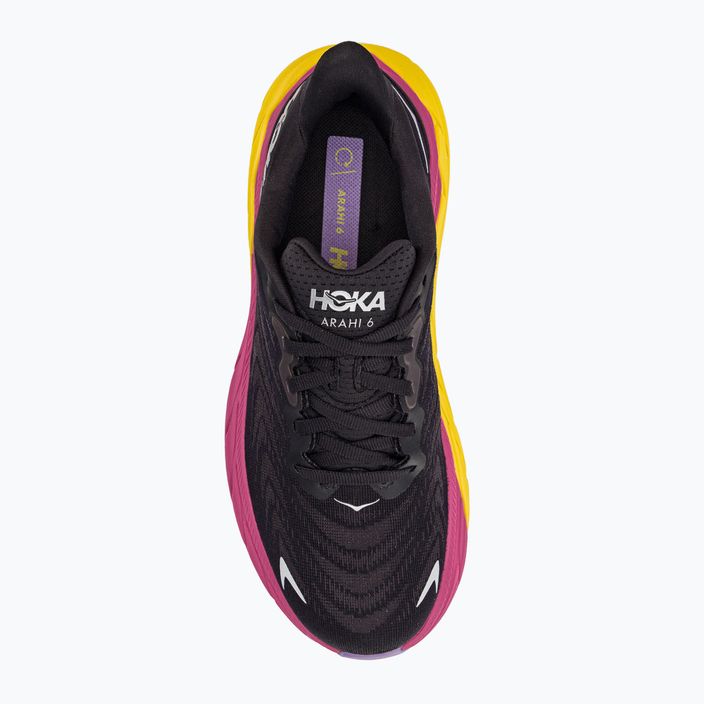 Women's running shoes HOKA Arahi 6 black-pink 1123195-BPYR 5
