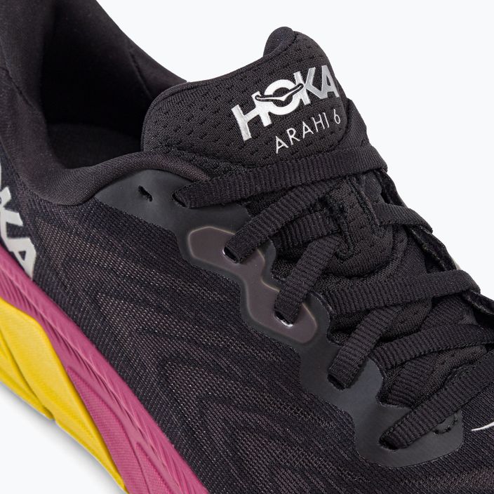 Women's running shoes HOKA Arahi 6 black-pink 1123195-BPYR 10