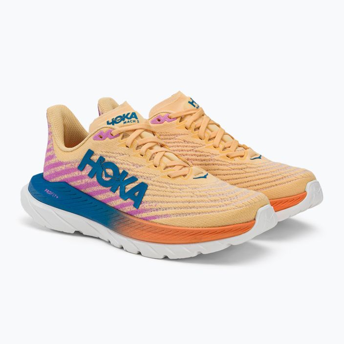 Women's running shoes HOKA Mach 5 orange-purple 1127894-ICYC 3