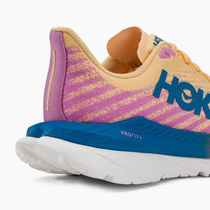 Women's running shoes HOKA Mach 5 orange-purple 1127894-ICYC 8