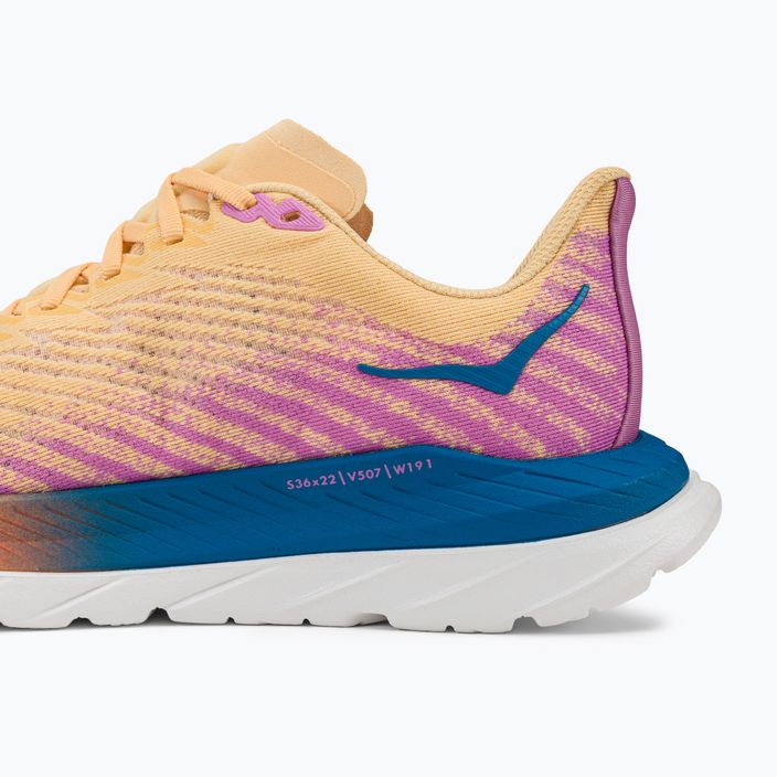 Women's running shoes HOKA Mach 5 orange-purple 1127894-ICYC 9