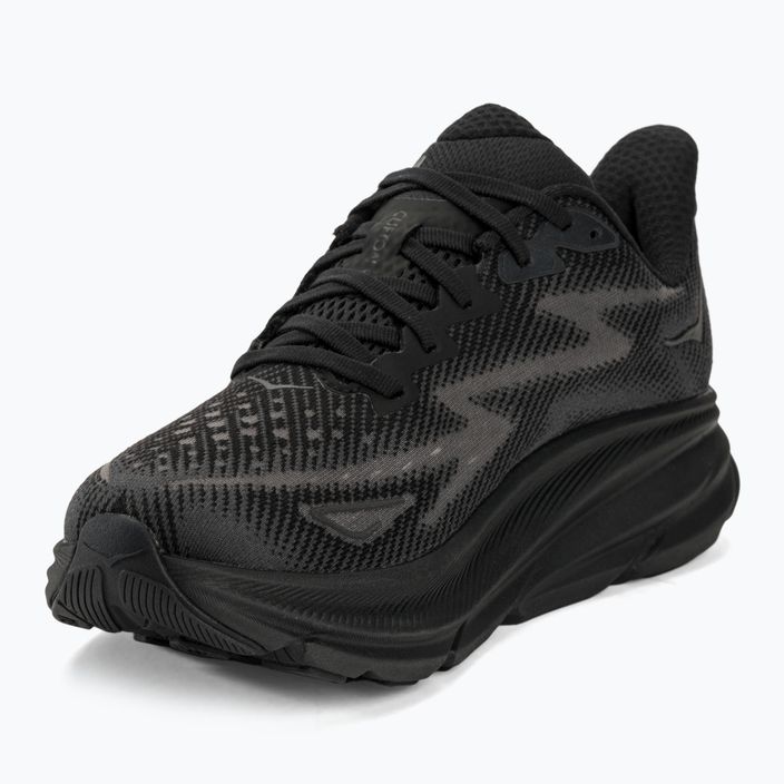 Men's running shoes HOKA Clifton 9 black/black 7