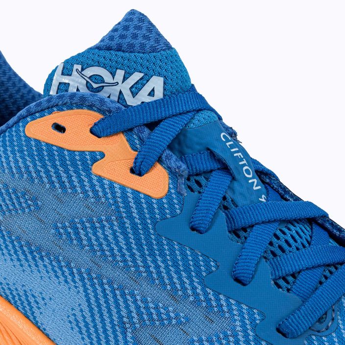 HOKA men's running shoes Clifton 9 blue 1127895-CSAA 8