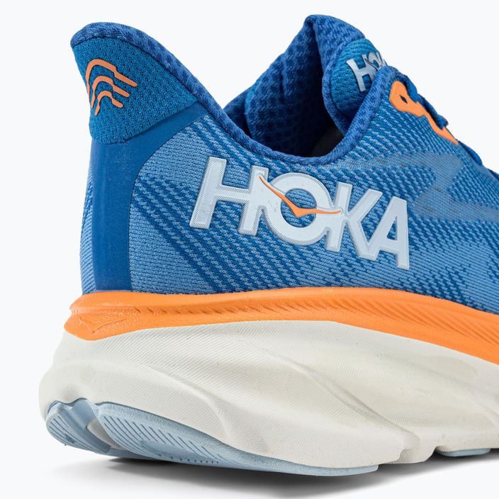 HOKA men's running shoes Clifton 9 blue 1127895-CSAA 9