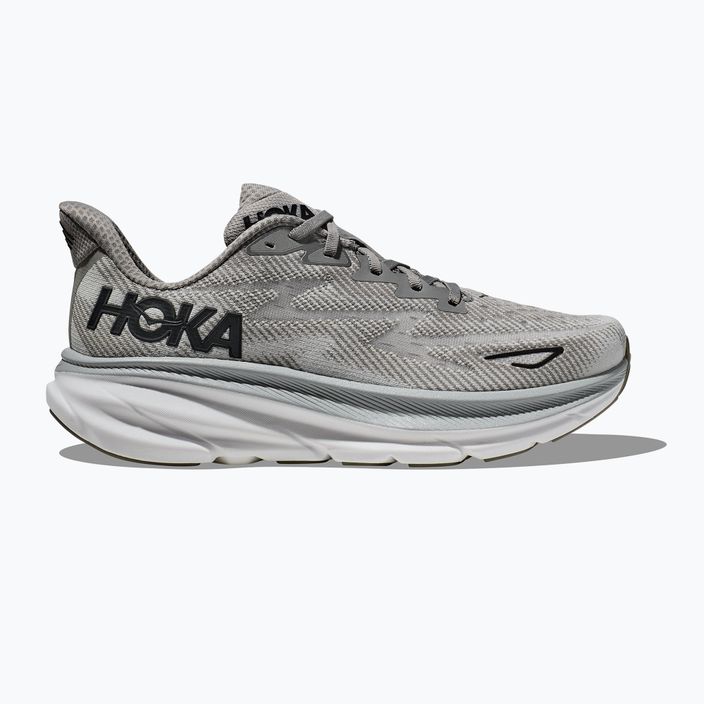 HOKA men's running shoes Clifton 9 harbor mist/lunar rock