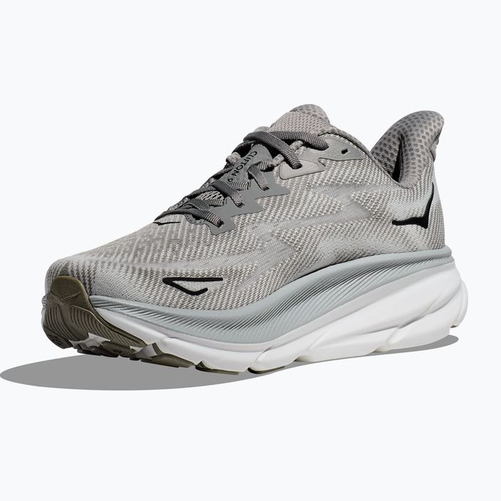 HOKA men's running shoes Clifton 9 harbor mist/lunar rock 2