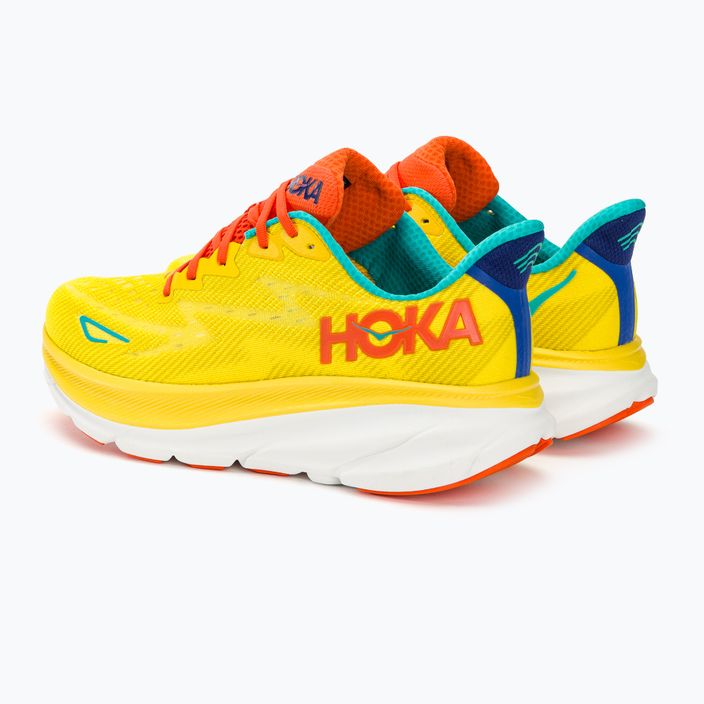Men's running shoes HOKA Clifton 9 passion fruit/maize 3