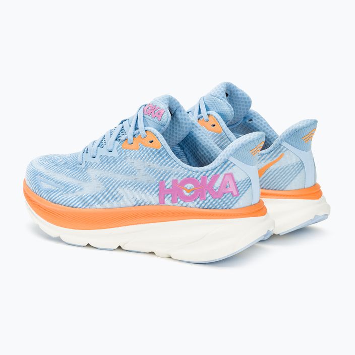 Women's running shoes HOKA Clifton 9 airy blue/ice water 3