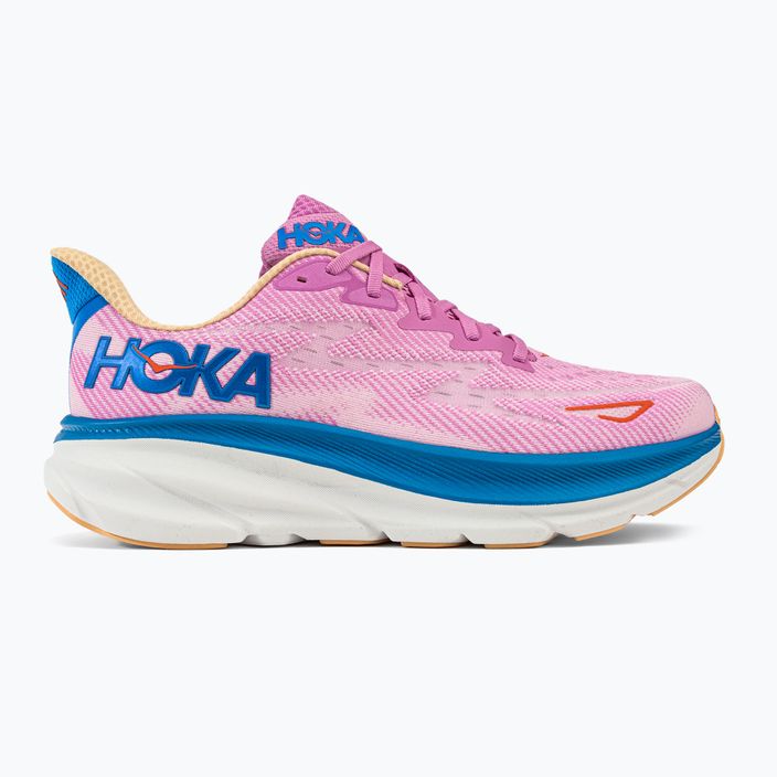 Women's running shoes HOKA Clifton 9 pink 1127896-CSLC 2