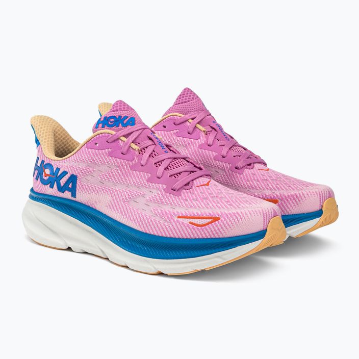 Women's running shoes HOKA Clifton 9 pink 1127896-CSLC 3