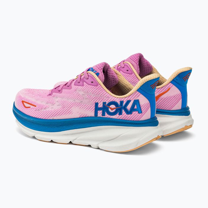 Women's running shoes HOKA Clifton 9 pink 1127896-CSLC 4