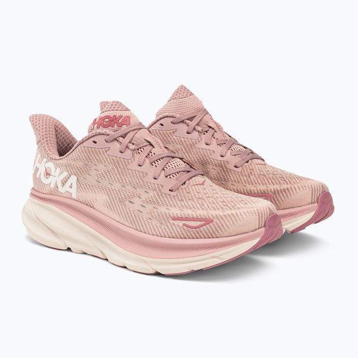 Women's running shoes HOKA Clifton 9 pink 1127896-PMPW 4
