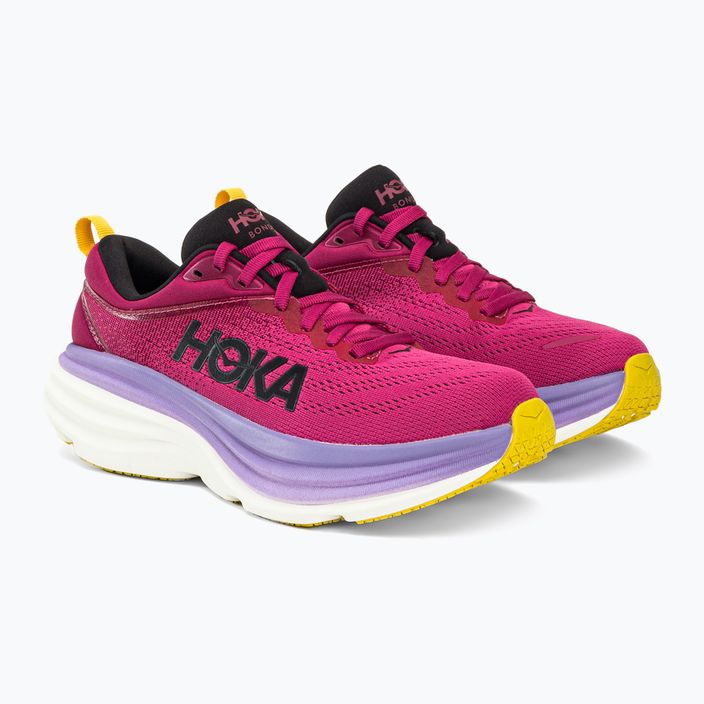 Women's running shoes HOKA Bondi 8 pink 1127952-CJPY 5
