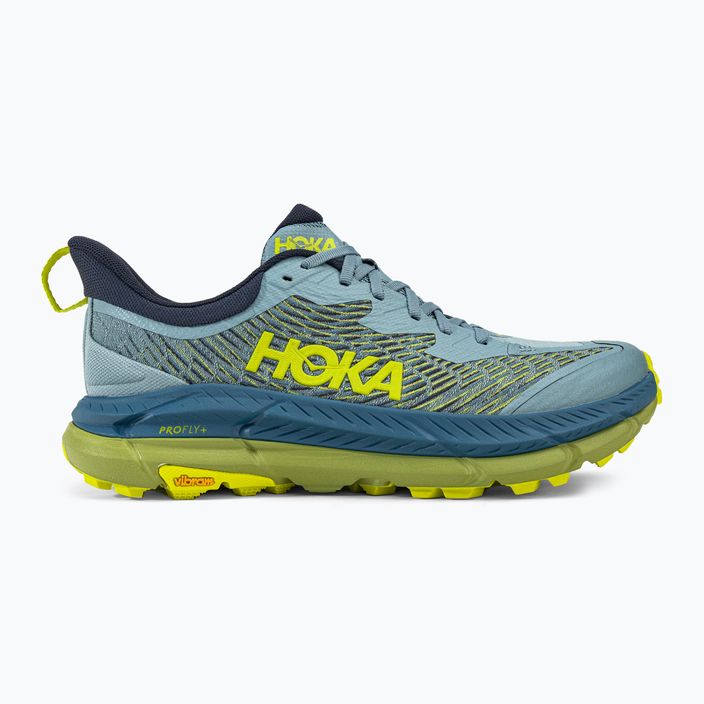 HOKA men's running shoes Mafate Speed 4 blue/yellow 1129930-SBDCT 2