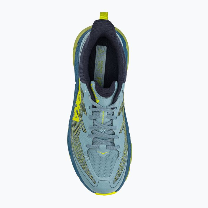 HOKA men's running shoes Mafate Speed 4 blue/yellow 1129930-SBDCT 6