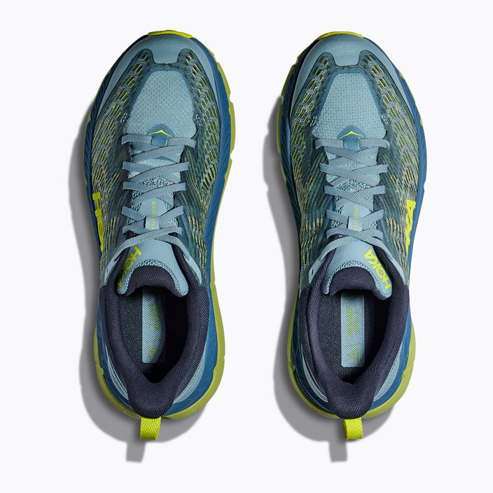 HOKA men's running shoes Mafate Speed 4 blue/yellow 1129930-SBDCT 14