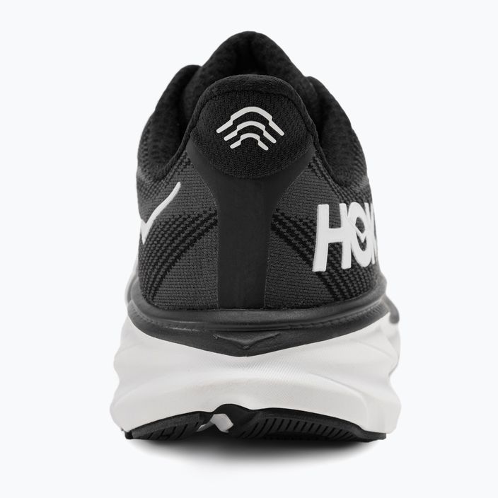 Men's running shoes HOKA Clifton 9 Wide black/white 6