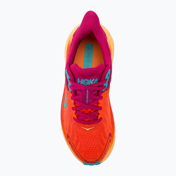 Women's running shoes HOKA Challenger ATR 7 flame/cherries jubilee 6