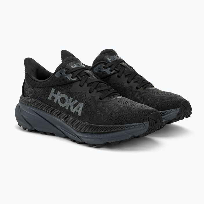 Women's running shoes HOKA Challenger ATR 7 black/black 5