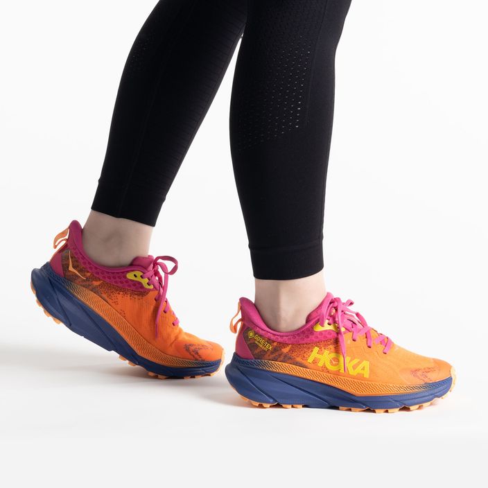 Women's running shoes HOKA Challenger ATR 7 GTX orange-pink 1134502-VOPY 2
