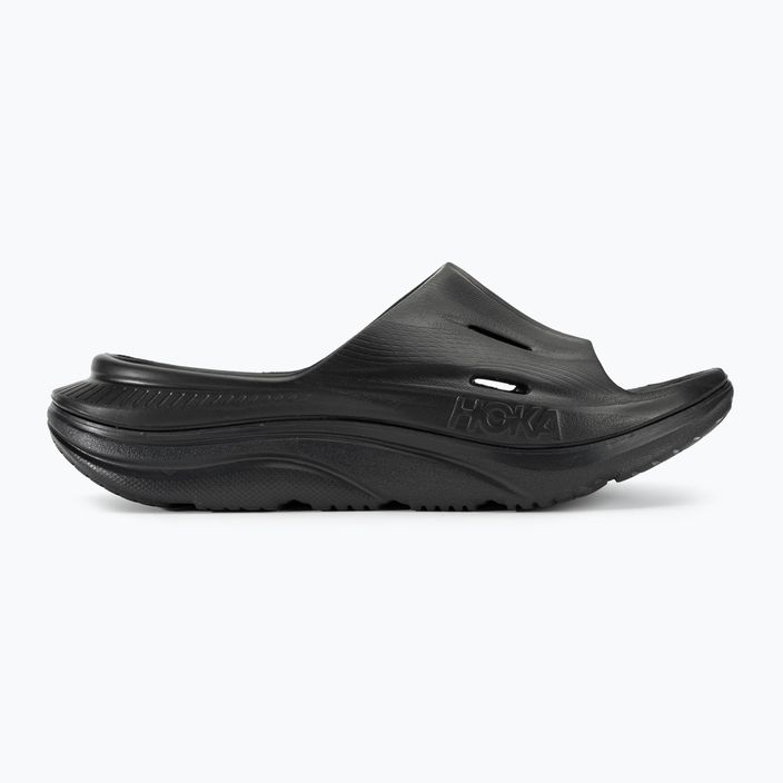 HOKA ORA Recovery Slide 3 black/black slides 2