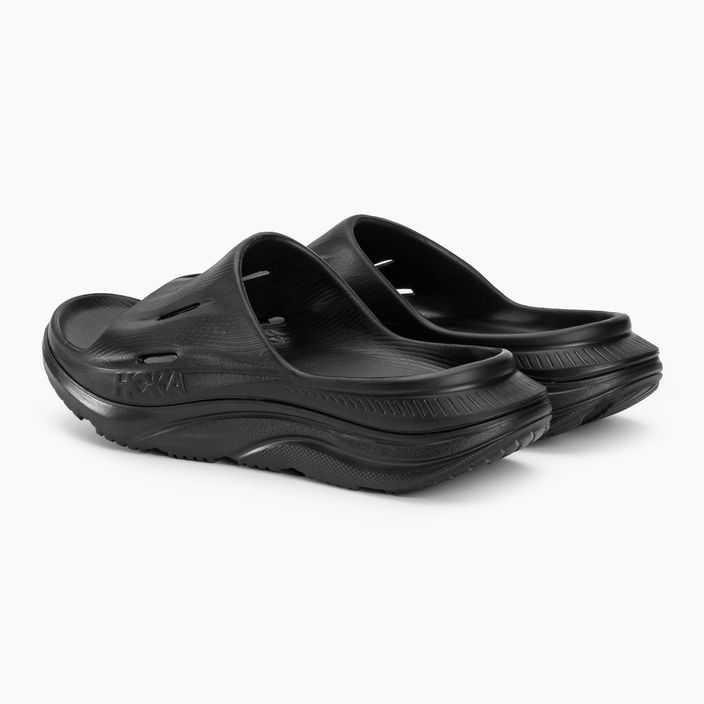 HOKA ORA Recovery Slide 3 black/black slides 4