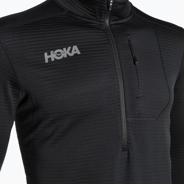 Men's running sweatshirt HOKA 1/2 Zip black 3