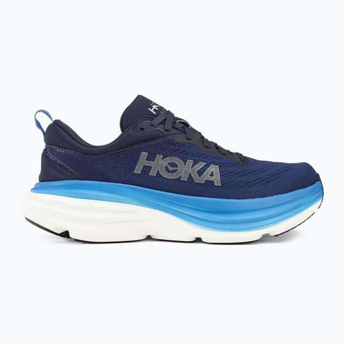 HOKA Bondi 8 men's running shoes navy blue 1123202-OSAA 2