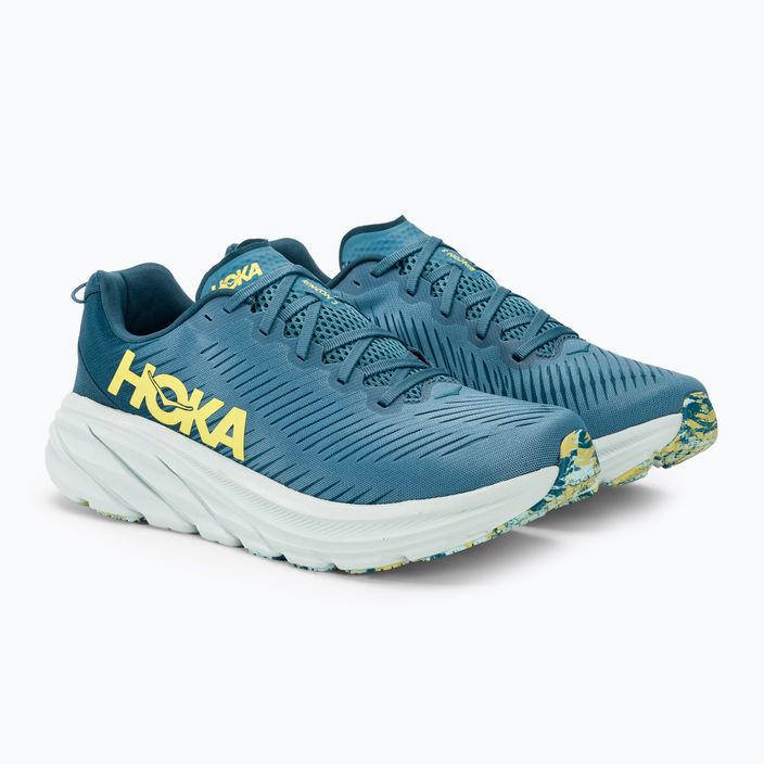 HOKA men's running shoes Rincon 3 bluesteel/deep dive 4