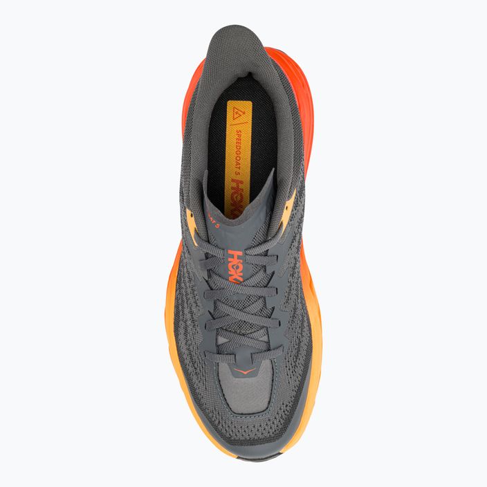 Men's running shoes HOKA Speedgoat 5 castlerock/flame 6