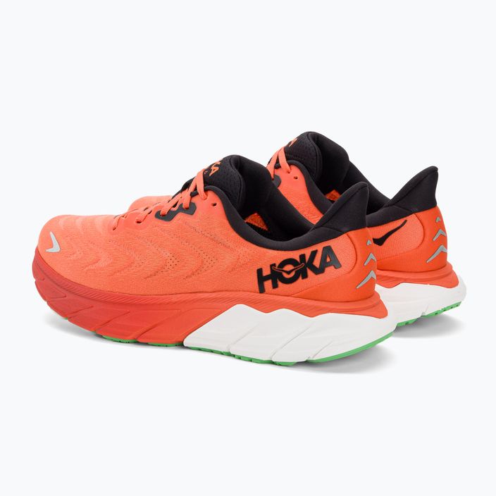 Men's running shoes HOKA Arahi 6 flame/black 4