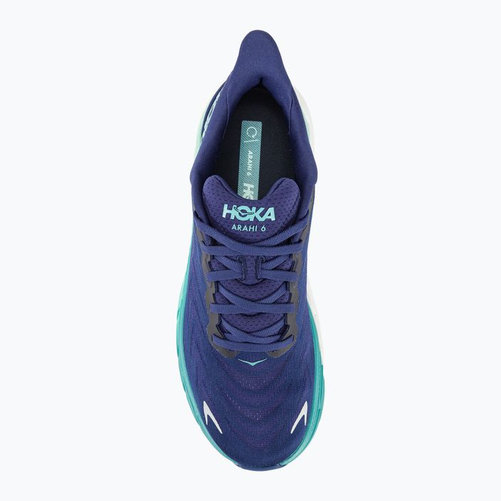 Women's running shoes HOKA Arahi 6 bellwether blue/ocean imst 7