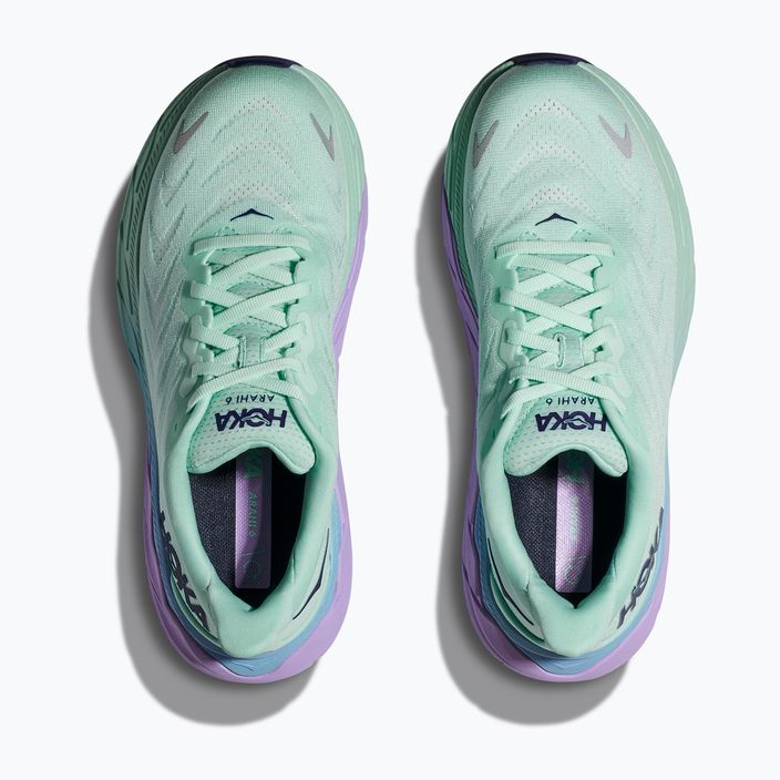 Women's running shoes HOKA Arahi 6 sunlit ocean/lilac mist 16