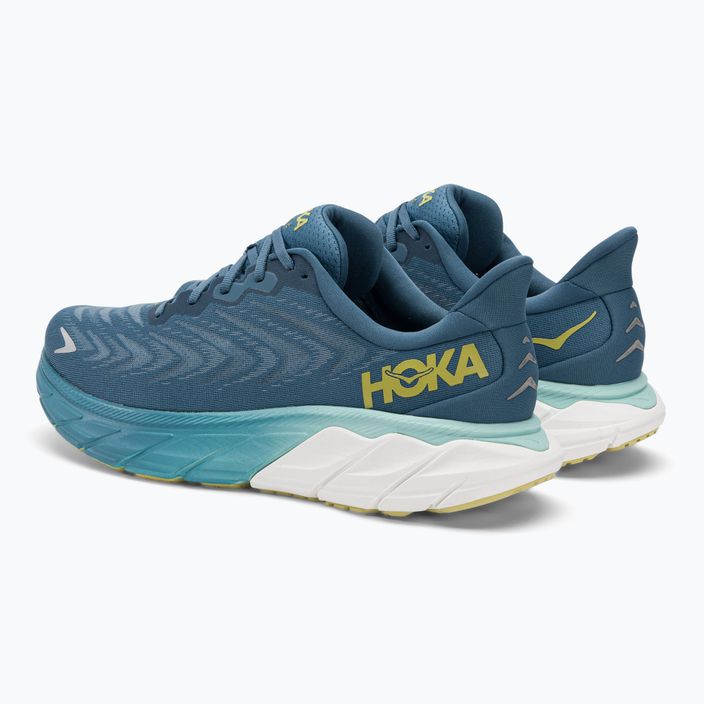 HOKA men's running shoes Arahi 6 bluesteel/sunlit ocean 3