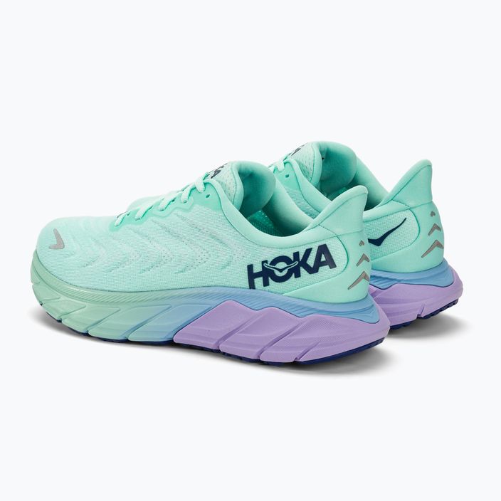 Women's running shoes HOKA Arahi 6 Wide sunlit ocean/lilac mist 3