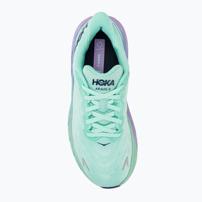 Women's running shoes HOKA Arahi 6 Wide sunlit ocean/lilac mist 6