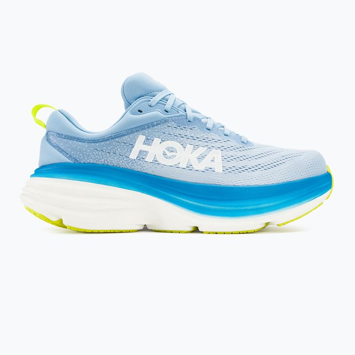 Men's running shoes HOKA Bondi 8 airy blue/diva blue 2