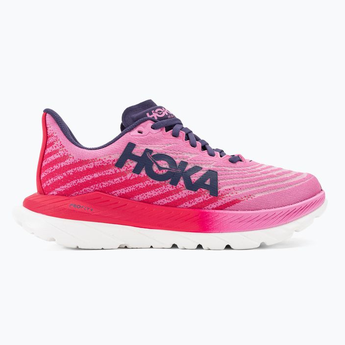 Women's running shoes HOKA Mach 5 raspberry/strawberry 2