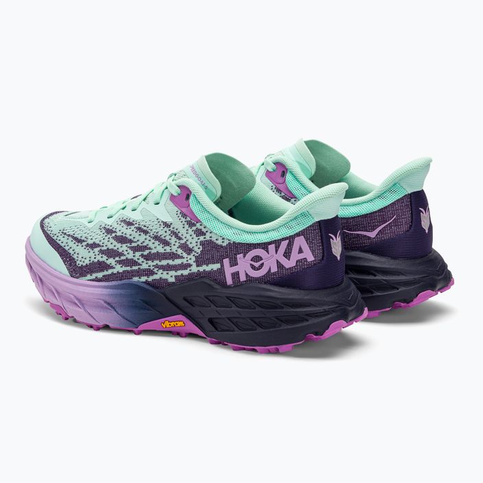 Women's running shoes HOKA Speedgoat 5 sunlit ocean/night sky 4