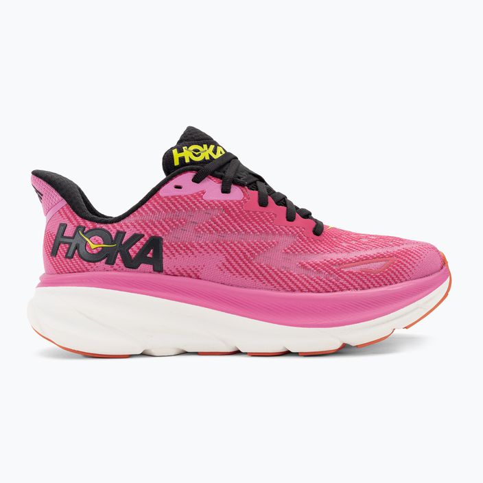 Women's running shoes HOKA Clifton 9 raspberry/strawberry 2