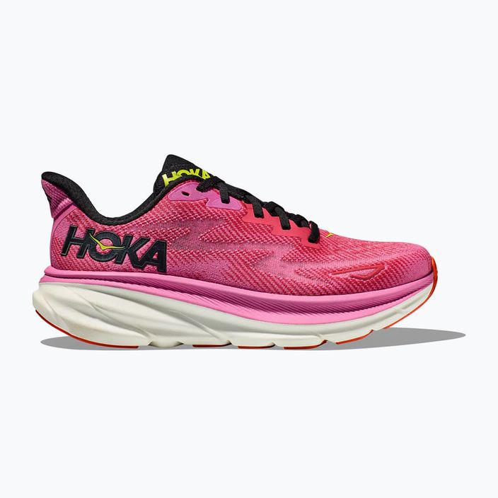 Women's running shoes HOKA Clifton 9 raspberry/strawberry 7