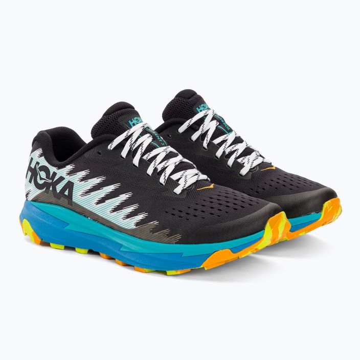Men's running shoes HOKA Torrent 3 black/diva blue 4
